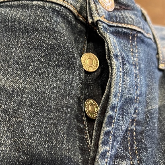 ⭐️ 7 for all Mankind Josefina Skinny Boyfriend Distressed Size 31 - Picture 10 of 11